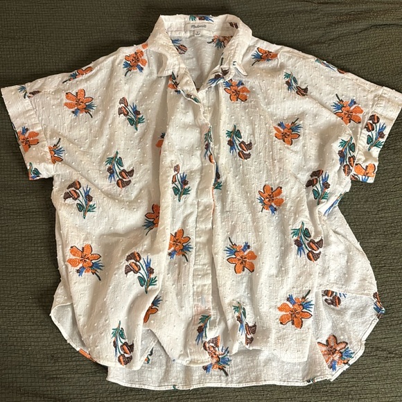 Madewell Hilltop Shirt in Hawaiian Hideaway - Picture 3 of 6
